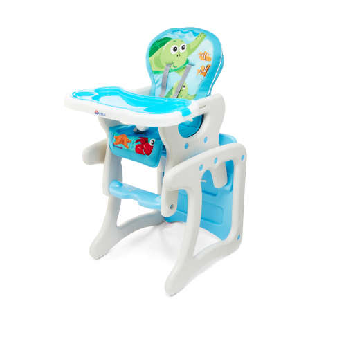 Baneen Baby, Toddler High Chair and Table (Adjustable) 6 Months to 36 months - Blue SECONHAND