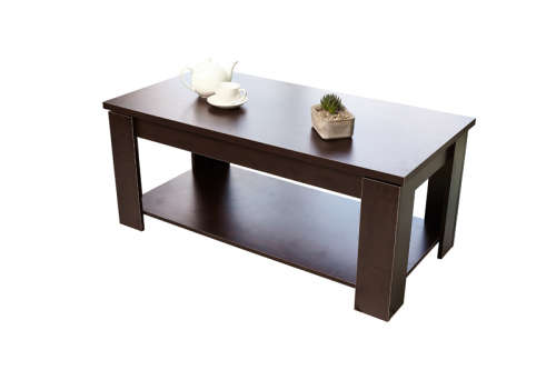 Hazlo Lift Top Coffee Table (Modern design) - Brown  second hand