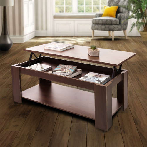 Hazlo Lift Top Coffee Table (Modern design) - Brown  second hand