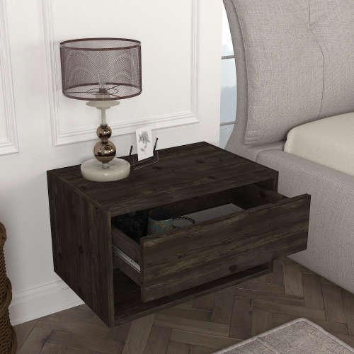 Hazlo Sone Nightstand Bedstand Side Table With Drawer - Rebab