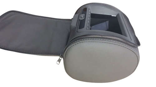 Dakoyo Unversal 2x7` LCD Car Pillow Headrest Monitors w/ DVD Player - Grey