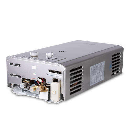 Zooltro Indoor Outdoor Instant LP Gas Water Heater w/ LCD Display  12l - Silver