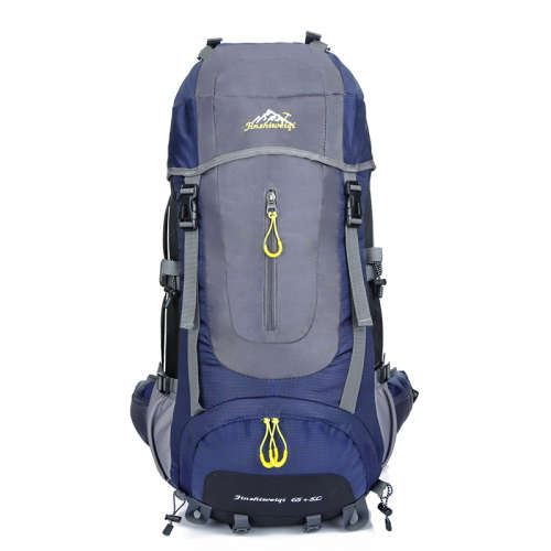 Garmanna 70L Mountain Hiking Camping Backpack Bag - Navy Blue
