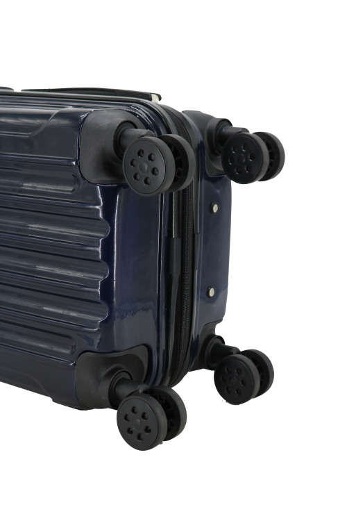 Garmanna 5 Piece ABS+PC Hard Luggage Bag Set with Trolley - Black SECOND Hnd