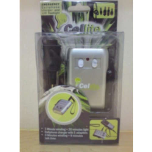 ***VERY HANDY DEVICE***Cellite Emergency Cell phone Charger with 5 adapters and LED Flashlight