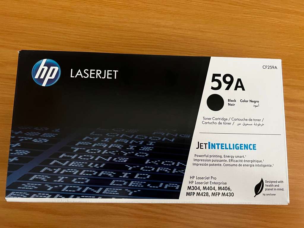 Original HP 59A toner cartridge
