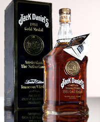 Jack Daniels 1981 Gold Medal whiskey - in box new special limited edition - available all december