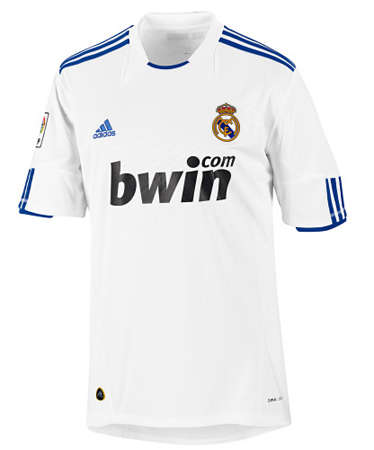 Real madrid jersey 2010(home)