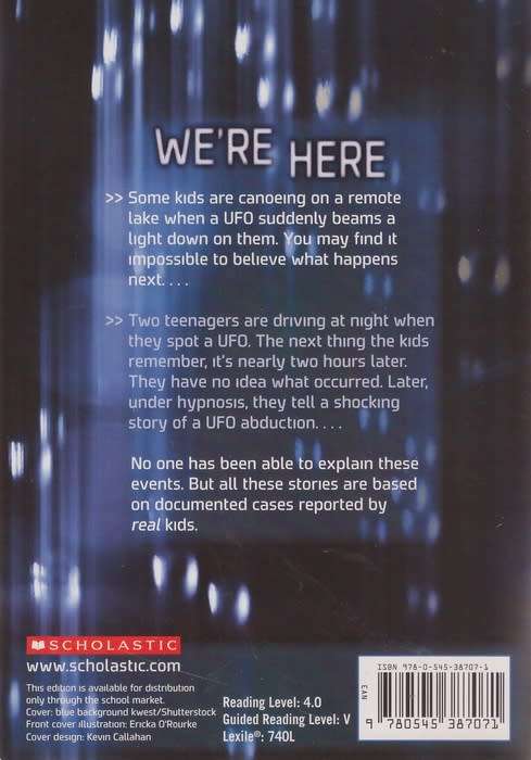 We`re Here: True Tales Of Alien Encounters - Allan Zullo