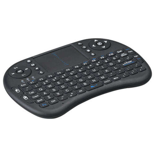 Rii Mini i8 Wireless 2.4GHz Keyboard (Black) - (Yuppie Gadgets)