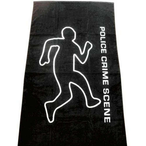 Police Crime Scene Beach Towel (Yuppie Gadgets)