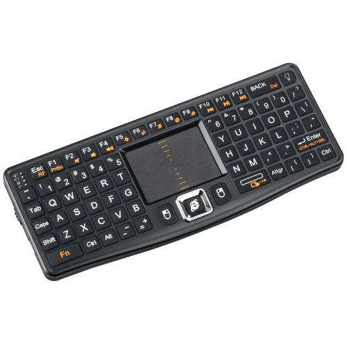 Rii Multimedia Ultra Mini N7 Bluetooth Keyboard - Black (Yuppie Gadgets)