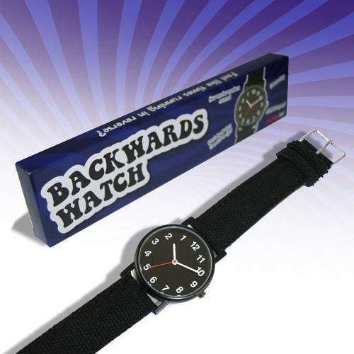 Backwards Watch (Yuppie Gadgets)