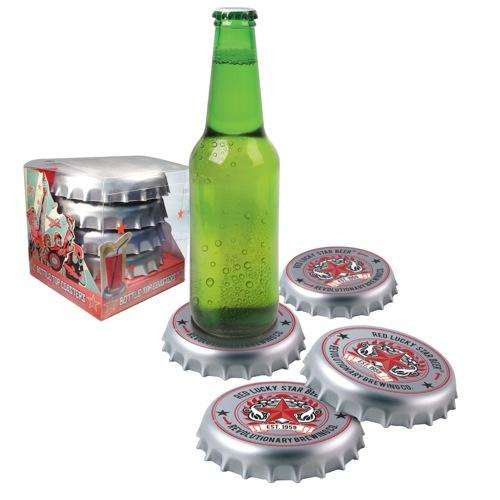 Bottle Top Coasters (Yuppie Gadgets)