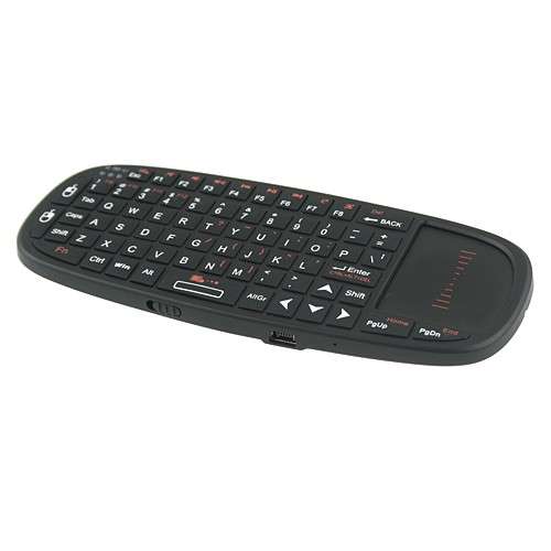 Rii Mini i10 2.4GHz Wireless Keyboard Touchpad Mouse - Black Demo Model