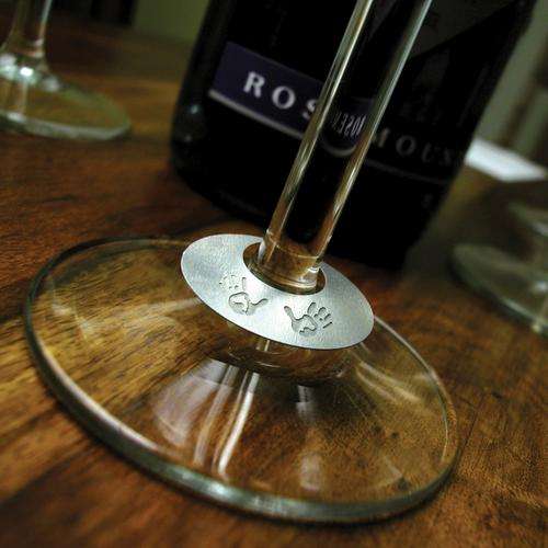 Champagne and Wine Glass ID Tags (Yuppie Gadgets)