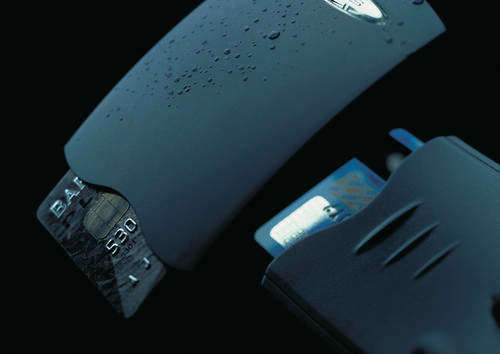 Duo Credit Card Holder - Blue (Touch of Ginger / Yuppie Gadgets)