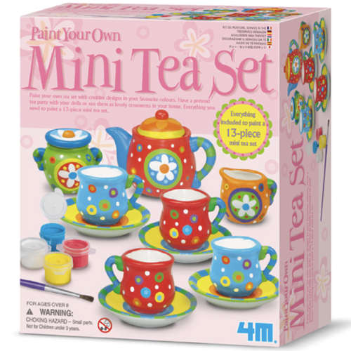 Paint Your Own - Mini Tea Set (4M / Yuppie Gadgets)