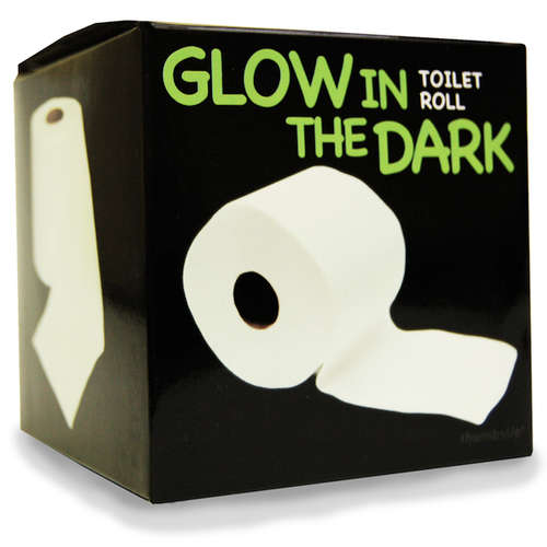 Glow in the dark toilet roll (Yuppie Gadgets)