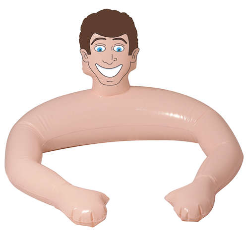 Inflatable Bath Buddies - Hunk Pink (Paladone/Yuppie Gadgets)