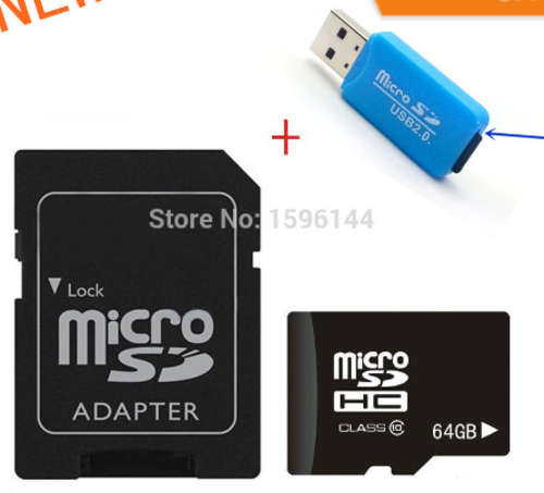 8GB Micro SD Card, Adapter & USB