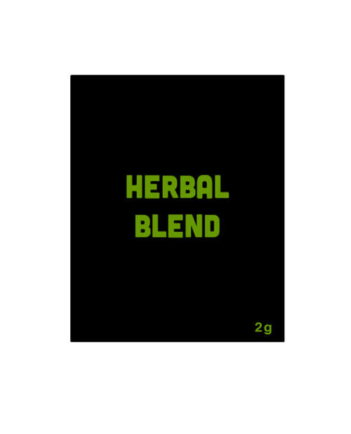 Herbal Smoking Blend (Assorted Flavours Mint, Vanilla, Rum, passionfruit ) 2gram Bag x 10 Packs