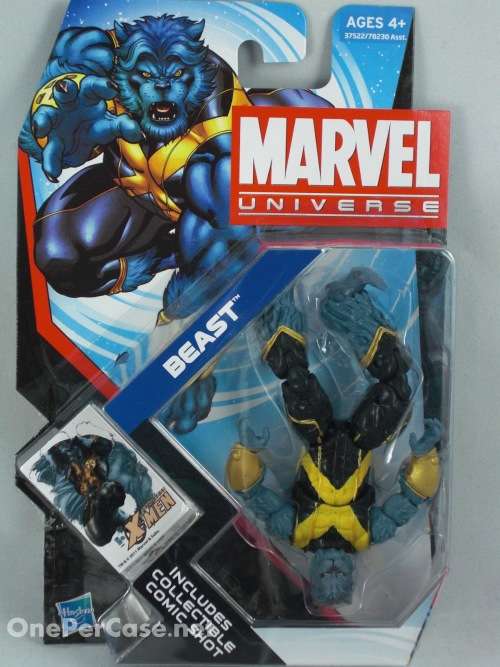 Marvel Universe Series 4 Beast Figure #10 (Rare Up Side Down Variant)
