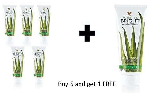 FOREVER BRIGHT TOOTHGEL SPECIAL BUY 5 and GET 1 FREE