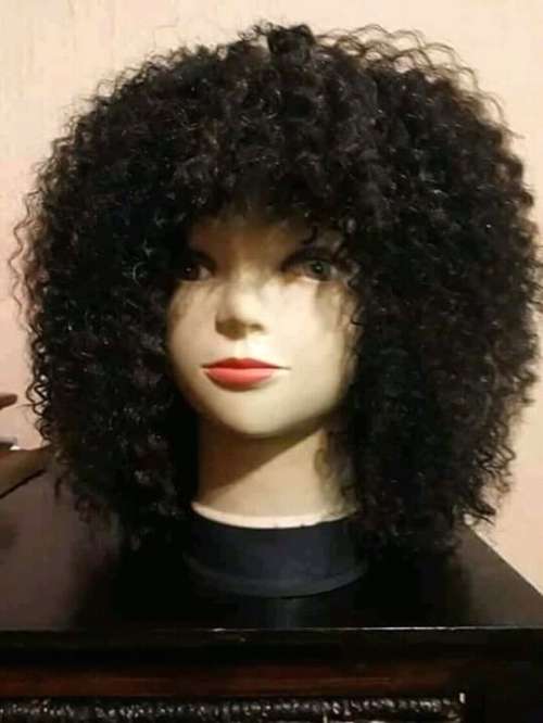 Curly Wig with Fringe