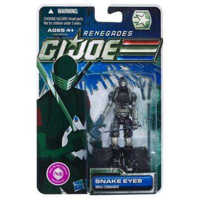G.I. JOE Renegades SNAKE EYES Ninja Commando Figure