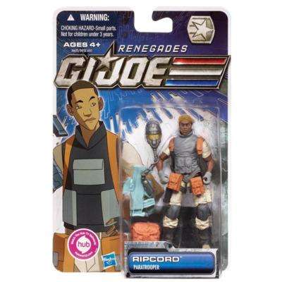 G.I. JOE Renegades RIPCORD Paratrooper Figure