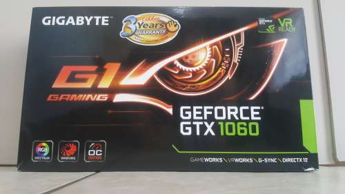 Gigabyte GeForce GTX1060 G1 Gaming Graphics Card