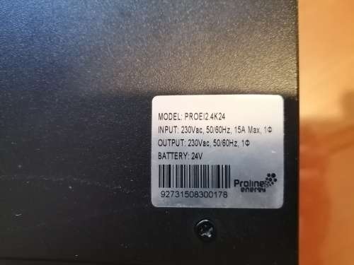 Proline 2.4kVA 24V inverter unit