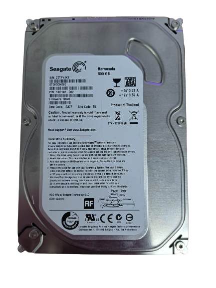 Seagate 500GB 3.5` HDD