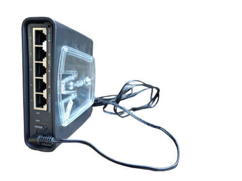 MikroTik hAP ac lite tower - 2.4 / 5GHz desktop Wi-Fi Router