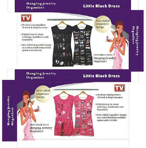 LITTLE BLACK DRESS JEWELERY ORGANIZER - END OF WINTER SALE