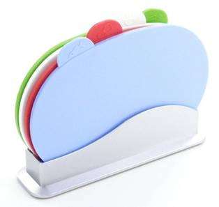 5 PIECE  COLOUR CODED CHOPPING BOARDS