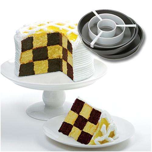 Checkerboard Cake Pan set
