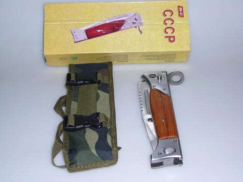 AK-47 bayonet style folding knife CCCP