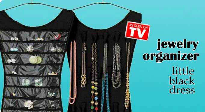 LITTLE BLACK DRESS JEWELERY ORGANIZER