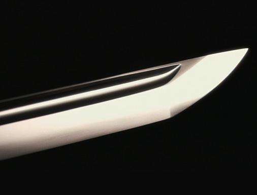 BATTLE READY KATANA -PAUL CHEN TSUBA--FULL TANG,HIGH BLOOD GROOVE---VERY SHARP