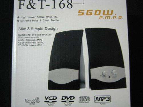 F & T  SLIM & SIMPLE MULTIMEDIA SPEAKERS