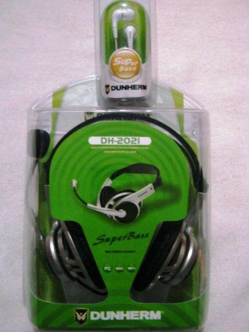 DUNHERM SUPERBASS MULTIMEDIA HEADSET   SKYPE