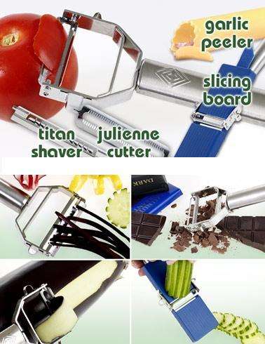 TITAN+     THE KITCHEN MAGICIAN   COOL SLICING BOARD INCLUDED