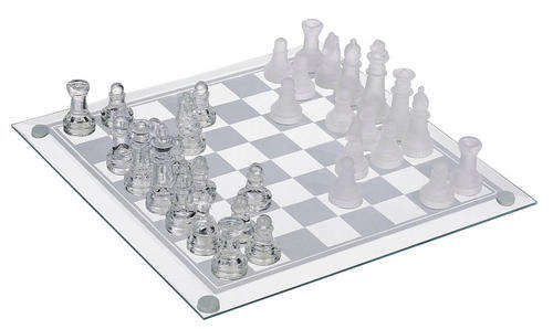 GLASS CHESS SET