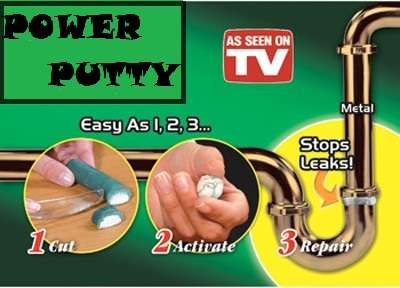 POWER PUTTY    THE MAGIC REPAIRER             3 PACK