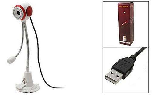 8MP DRIVERLESS WEBCAM 4 LED & MIC