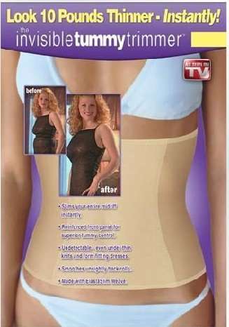 TUMMY TRIMMER-----LOOK 10 POUNDS THINNER INSTANTLY