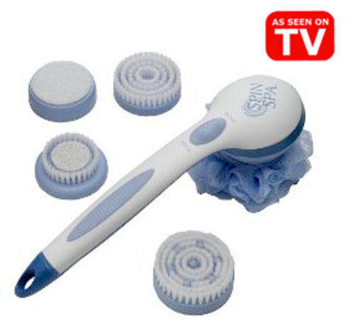 THE SPINNING SPA BRUSH     A SPA IN YOUR OWN SHOWER