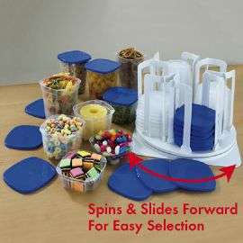 SPIN N STORE  ------------  49 PIECE FOOD STORAGE SET